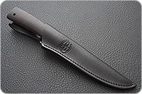 Нож Пескарь граб - черное дерево, 100х13м, латунь : фото 10