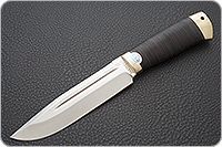 Нож Селигер наборная кожа, 100х13м, латунь : фото 2