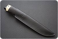 Нож Селигер наборная кожа, 100х13м, латунь : фото 9