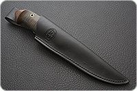 Нож Хаски наборная кожа, 100х13м, текстолит : фото 10