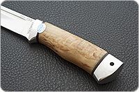 Нож Бекас карельская береза, elmax, алюминий : фото 6