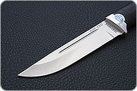 Нож Бекас наборная кожа, elmax, алюминий : фото 3