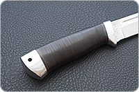 Нож Бекас наборная кожа, elmax, алюминий : фото 5