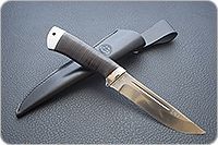 Нож Бекас наборная кожа, elmax, алюминий : фото 10