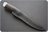 Нож Бекас наборная кожа, zd-0803, алюминий : фото 9