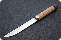 Нож Бурятский малый береста, 100х13м, текстолит : фото 2