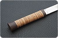 Нож Бурятский малый береста, 100х13м, текстолит : фото 5