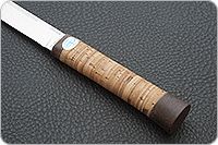 Нож Бурятский малый береста, 100х13м, текстолит : фото 6