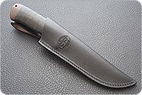 Нож Клычок-2 наборная кожа, 100х13м, текстолит : фото 9