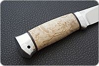 Нож Следопыт карельская береза, 100х13м, алюминий : фото 5