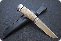 Нож Следопыт карельская береза, 100х13м, алюминий : фото 7