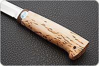 Нож Финка-5 карельская береза, 100х13м, текстолит : фото 6