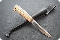 Нож Финка-5 карельская береза, 100х13м, текстолит : фото 8