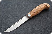 Нож Финка-Лаппи карельская береза, 100х13м, текстолит : фото 2