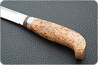 Нож Финка-Лаппи карельская береза, 100х13м, текстолит : фото 6