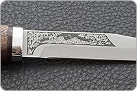 Нож Заноза орех, 100х13м, алюминий : фото 7