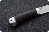 Нож Робинзон-2 граб - черное дерево, 100х13м, алюминий : фото 5