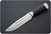 Нож Селигер граб - черное дерево, elmax, латунь : фото 2