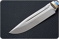 Нож Селигер граб - черное дерево, elmax, латунь : фото 3