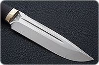 Нож Селигер граб - черное дерево, elmax, латунь : фото 4