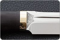 Нож Селигер граб - черное дерево, elmax, латунь : фото 7