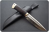 Нож Селигер граб - черное дерево, elmax, латунь : фото 9