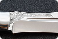 Нож Скорпион наборная кожа, s390, алюминий : фото 7