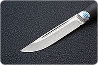 Нож Финка-Лаппи граб - черное дерево, 100х13м, алюминий : фото 3