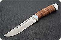 Нож Бекас береста, 95х18, алюминий : фото 2