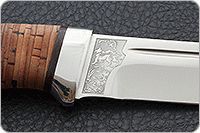 Нож Бекас береста, 95х18, алюминий : фото 7