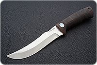 Нож Клык наборная кожа, 95х18, текстолит : фото 2