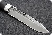 Нож Скорпион граб - черное дерево, 100х13м, алюминий : фото 4