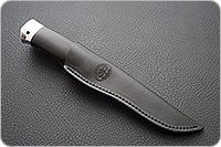 Нож Следопыт граб - черное дерево, 95х18, алюминий : фото 9