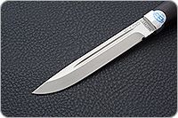 Нож Финка-3 граб - черное дерево, 95х18, алюминий : фото 3