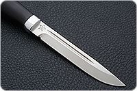 Нож Финка-3 граб - черное дерево, 95х18, алюминий : фото 4