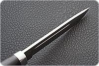 Нож Финка-3 граб - черное дерево, 95х18, алюминий : фото 9