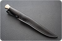 Нож Финка-3 граб - черное дерево, эп-766, латунь : фото 9