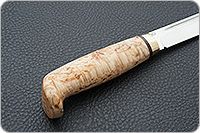 Нож Финка-Лаппи карельская береза, elmax, латунь : фото 5