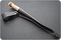 Нож Финка-Лаппи карельская береза, elmax, латунь : фото 9