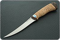 Нож Фишка (Fish-ka) береста, 100х13м, текстолит : фото 2