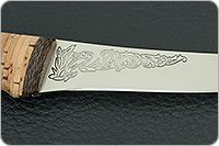 Нож Фишка (Fish-ka) береста, 100х13м, текстолит : фото 8