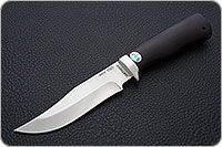 Нож Клычок-1 граб - черное дерево, 95х18, алюминий : фото 2