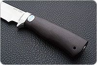 Нож Клычок-1 граб - черное дерево, 95х18, алюминий : фото 6