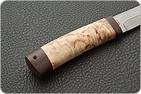 Нож Пескарь карельская береза, zdi-1016, текстолит : фото 5