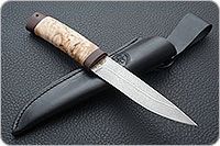 Нож Пескарь карельская береза, zdi-1016, текстолит : фото 8