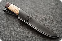 Нож Пескарь карельская береза, zdi-1016, текстолит : фото 9