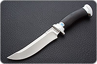 Нож Росомаха граб - черное дерево, 95х18, алюминий : фото 2