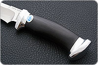 Нож Росомаха граб - черное дерево, 95х18, алюминий : фото 6