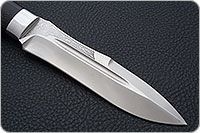 Нож Скорпион граб - черное дерево, 50х14мф, алюминий : фото 4