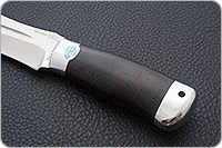 Нож Скорпион граб - черное дерево, 50х14мф, алюминий : фото 6